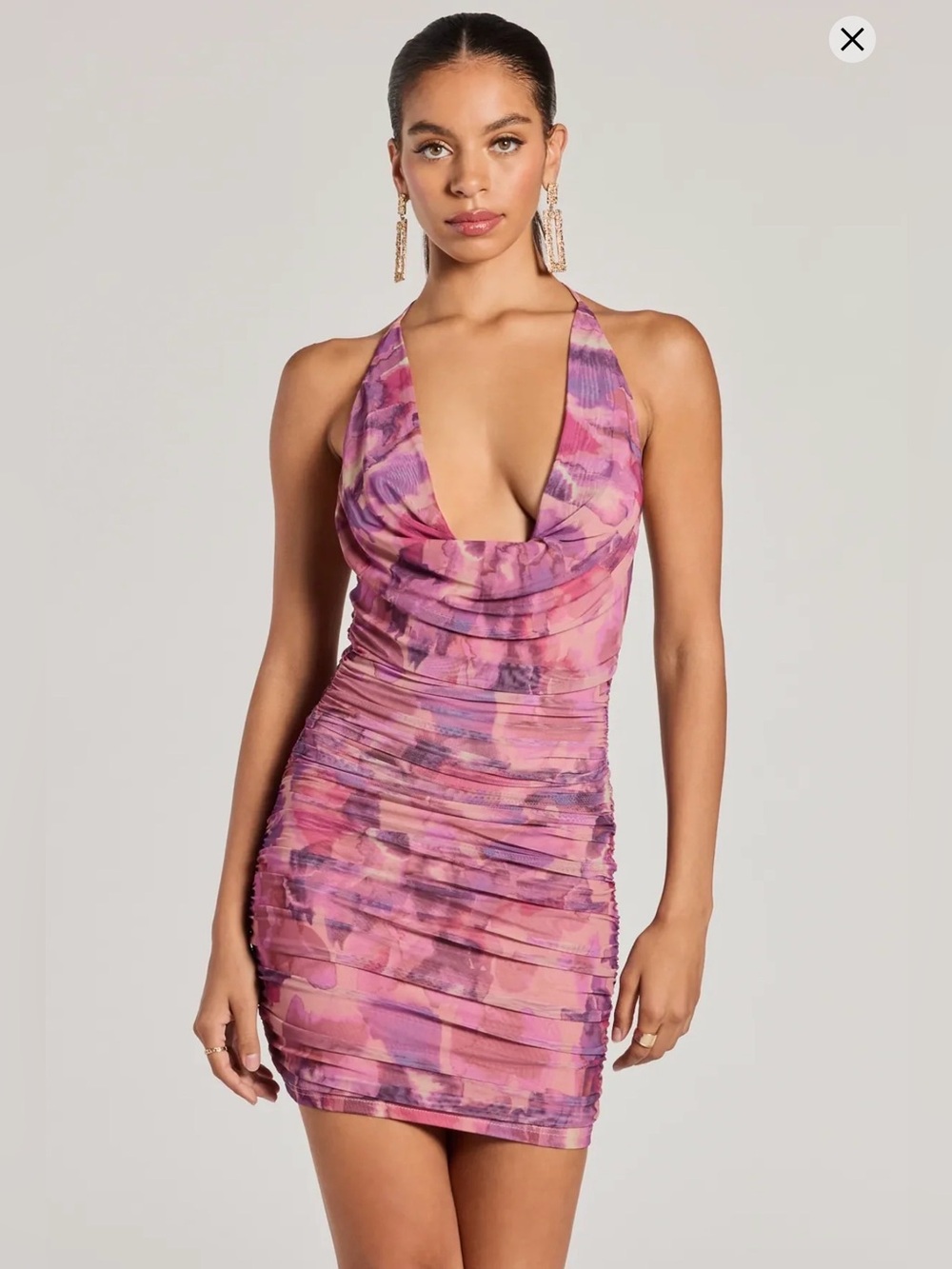 Windsor So Iconic Abstract Scrunch Mini Dress